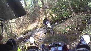 preview picture of video '3 Rivers Dual Sport Ride In Sylva, NC'