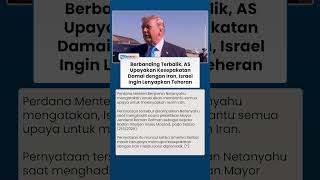 Berbanding Terbalik, AS Upayakan Kesepakatan Damai dengan Iran, Israel Ingin Lenyapkan Rezim Teheran