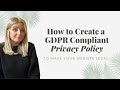 Is Your Website Legal How To Create A Compliant Privacy Policy