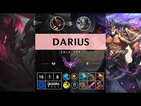 Darius Top vs Tryndamere - EUW Master Patch 14.13