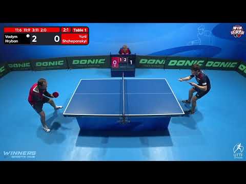 15:30 Vadym Hryban 3 - 1  Yurii Shchepanskyi West 3 WIN CUP 29.10.2022 | TABLE TENNIS WINCUP