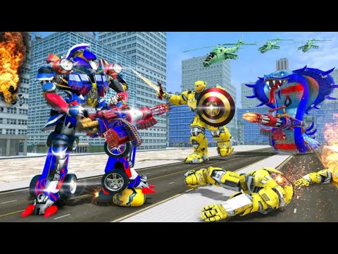 US Police Snake Robot Transform War 2020 Part2 - Android Gameplay FHD