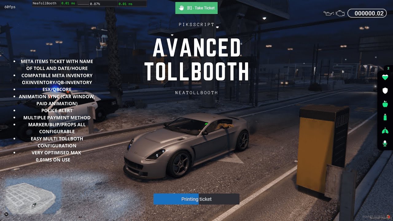 [PAID][ESX/QBCORE] a Avanced TollBooth {NeaTollBooth} thumbnail 2