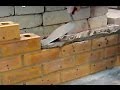 Bricklaying Spreading a Bed Joint 