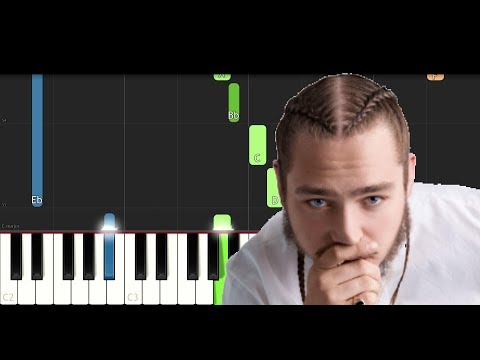 Rockstar - Post Malone piano tutorial