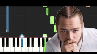 Post Malone - Rockstar (Piano Tutorial)