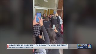 Protesters arrested during City Hall meeting