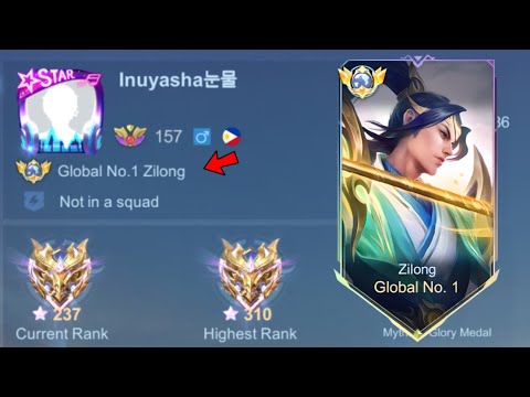 GLOBAL 1 ZILONG 2025!? I FINALLY REACHED THE TOP — UNBELIEVABLE GAME!