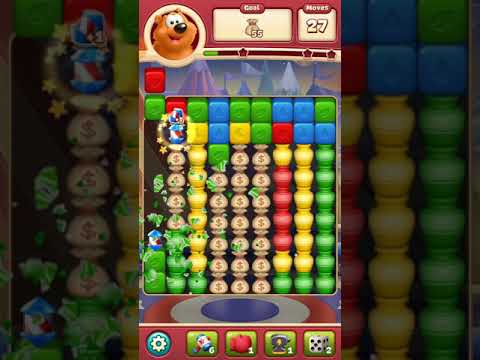 Toon blast 3165 crown 3 stars