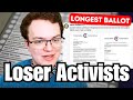 The Hypocrisy of the Longest Ballot Scam - Conservatives push to ban it
