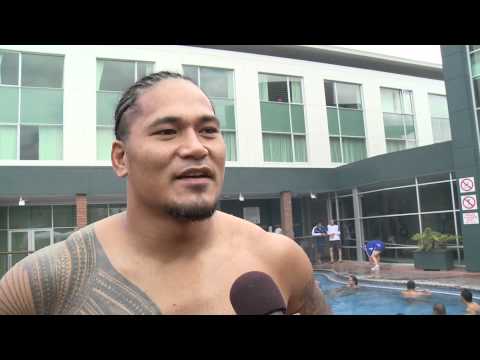 Rugby World Cup -  Tuilagi smashes reporter