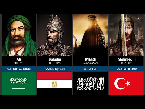100 Greatest Muslim Generals in History /top Muslim Generals #historyempire