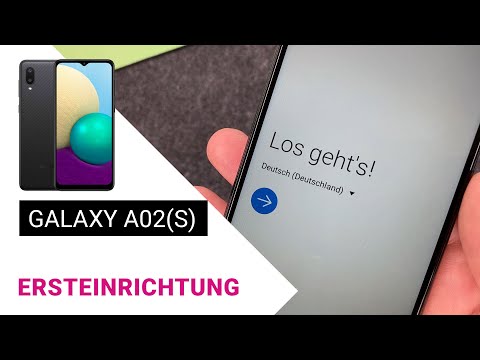 Samsung Galaxy A02 A02S Ersteinrichtung und Konfiguration