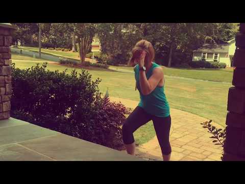 Outside Stair Workout for Busy Moms