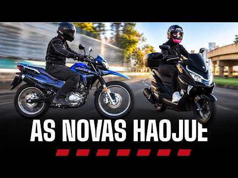 TESTAMOS AS NOVAS HAOJUE | Burgman ADX 125 e NK 160