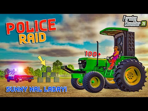 Sunny Naal Ladai 👊 bhooki Beej Ti 🌱Indian Tractor Game | FS25 | Spanker Farming