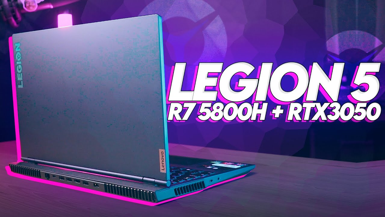 Conhecendo TUDO SOBRE o novo LEGION 5 (Ryzen 7 5800H + RTX3050)