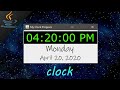 Java Clock App
