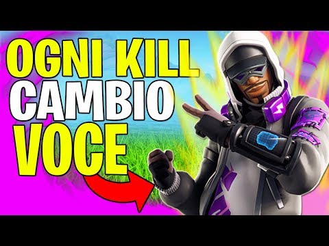 OGNI KILL CAMBIO VOCE CON STRATUS ! ( Doppiaggio Fortnite ITA )