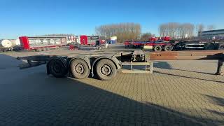 Полуприцеп контейнеровоз D-Tec FLEXITRAILER / 45FT High Cube MULTI / SAF + DISC / LIFTAXLE / 2x | Изображение 4 - Autoline