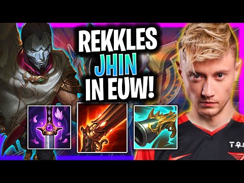 REKKLES IS INSANE WITH JHIN IN EUW! | T1 Rekkles Plays Jhin ADC vs Aphelios!  Season 2024
