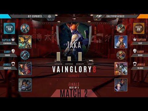 SaltyPotatoes vs G2 Esports Game 2 Final | Vainglory 8 EU Autumn 2017 Split 2 Week 2