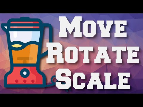 Blender: How to Move, Rotate and Scale (Transformations)