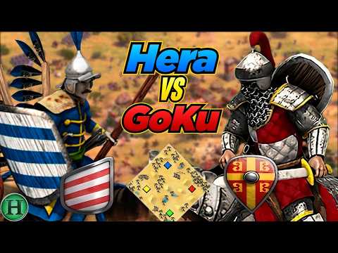 Magyars vs Byzantines | 1v1 Arabia | vs GoKu | AoE2