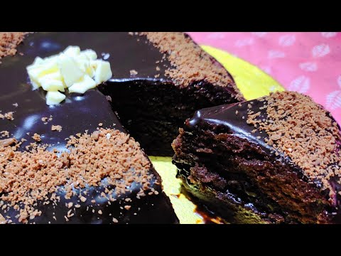 Quick Recipe of eggless chocolate cake||No oven||Moist Chocolate cake||Arifa's Kitchen||