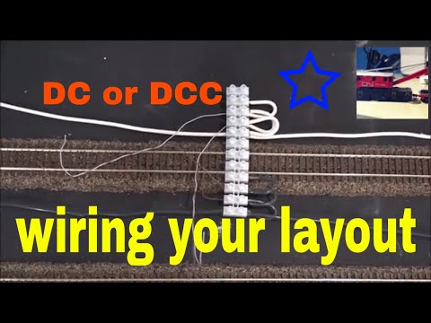 wiring a model train layout, Bus line, feeder wires, for DCC