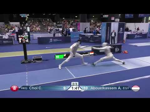 World Championships 2023 SMF - L64 - Ryan Choi HKG v Alaaeldin Abouelkassem EGY