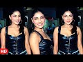 Baapre Bawaal Ishita Raj Sharma Looks Soo H T In Black Deep Neck Outfit At Vadh Movie Screening