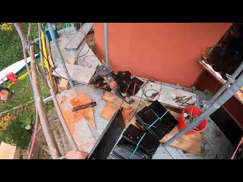 Wandanschluss mit Biber und Kupfer Schichtstücken decken Teil 2 - Nocken und Bibermax