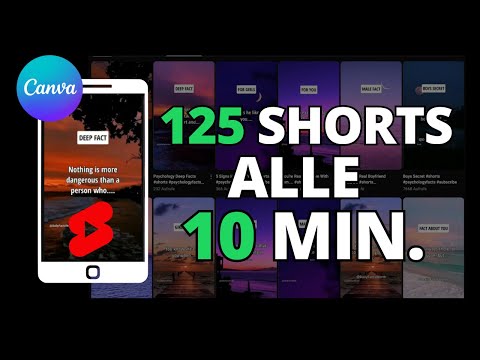 Wie du 100+ YouTube Shorts in 10 Minuten KOSTENLOS erstellst! (YouTube Kanal aufbauen 2025)