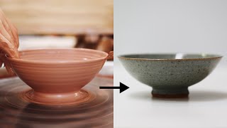 How to Make a Stoneware Pottery Bowl from Beginnin