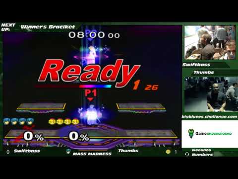 Mass Madness 20 SSBM - Swiftbass (Marth) vs. Thumbs (Peach) - Melee WR1