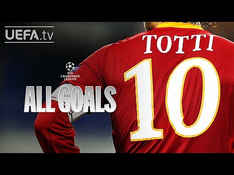 FRANCESCO TOTTI: ALL #UCL GOALS!