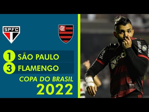Melhores momentos | São Paulo 1x3 Flamengo | Semifinal da Copa do Brasil 2022 [Ida] (Globo)