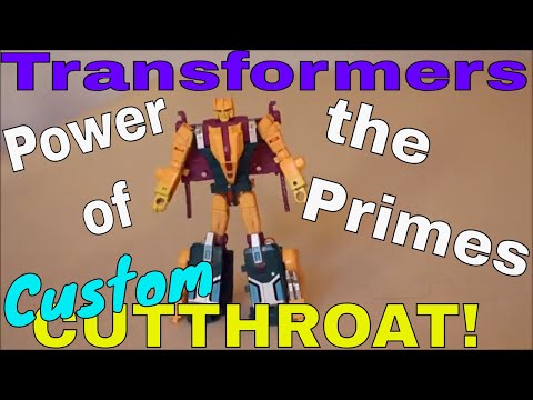 Transformers Power of the Primes Custom Decepticon Cutthroat Toy - GotBot True Review NUMBER 417