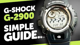 #CASIO G-Shock G-2900 (2548) - Simple Hands on TUTORIAL GUIDE