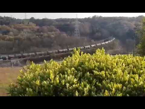 Zaustavljen vlak na železniški progi