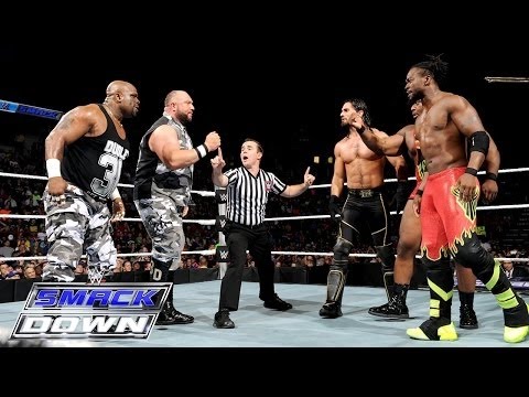 Kane & The Dudley Boyz vs. Seth Rollins & The New Day: SmackDown – 1. Oktober 2015