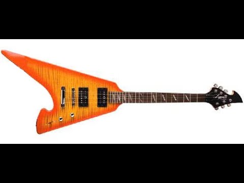 Washburn Lyon LPT80SB Flying V Jackknife Limited Edition guitar