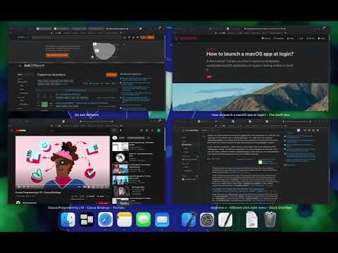 Dock Exposé - Showcase (MacOS Dock Preview App)