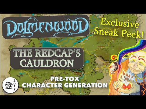 The Redcap's Cauldron - Pre-tox Character Generation | Dolmenwood TTRPG Exclusive Sneak Preview
