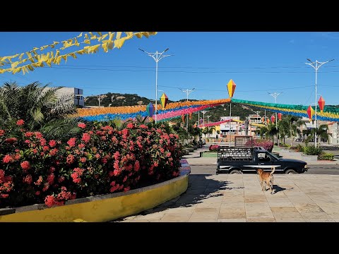 Preparativos para as festas junina de Itapetim PE em 12-06-26