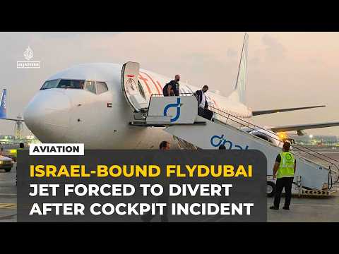 What happened on diverted Flydubai flight from Dubai to Tel Aviv?