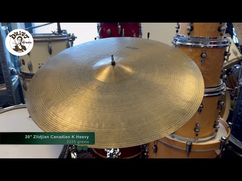 DRIFT DRUMS - 20" Canadian K Zildjian Heavy 2225gr