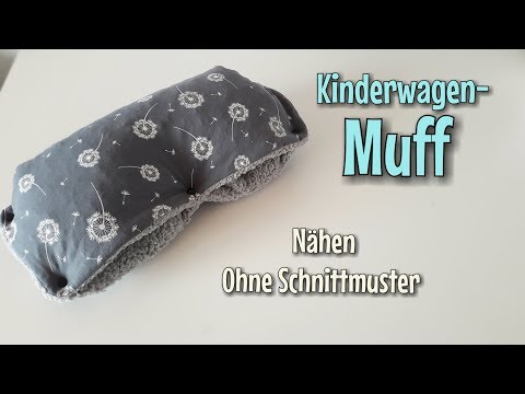 Kinderwagen Muff - OHNE Schnittmuster - Nähanleitung für Anfänger - Nähtinchen