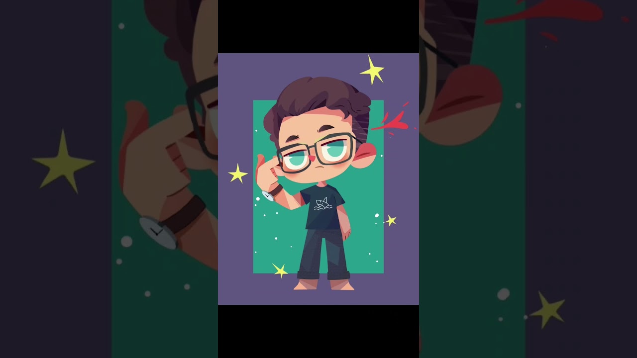 Vector Character🎨❣!! #shorts #graphicdesigner #illustration #printart #artwork